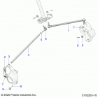 SPORTSMAN 850 48 Steering, steering tie rods - a21sxa85a1  /  a7  /  ca1 ...