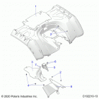 SPORTSMAN 850 HIGH LIFTER (A21SXN85A4) Body, rear cab - a21sxn85a4 (c102210-13)