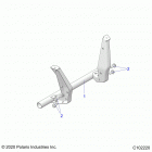SPORTSMAN 850 HIGH LIFTER (A21SXN85A4) Body, rear rack support - a21sxn85a4 (c102220)