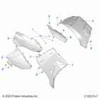 SPORTSMAN 850 HIGH LIFTER (A21SXN85A4) Body, side panels - a21sxn85a4 (c102210-7)