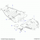 SPORTSMAN 850 HIGH LIFTER (A21SXN85A4) Body, skid plates - a21sxn85a4 (c102210-8)