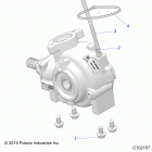 SPORTSMAN 850 HIGH LIFTER (A21SXN85A4) Drive train, gearcase mounting, front - a21sxn85a4 (c102...