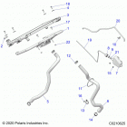SPORTSMAN 850 HIGH LIFTER (A21SXN85A4) Engine, cooling system, radiator - a21sxn85a4 (c0210625)