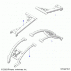 SPORTSMAN 850 HIGH LIFTER (A21SXN85A4) Suspension, rear control arms - a21sxn85a4 (c102216-1)