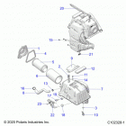 SPORTSMAN 850 TOURING 48 Engine, air intake - a21sye85a9  /  cap (c102328-1)