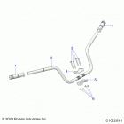 SPORTSMAN 850 TOURING 48 Steering, handlebar - a21sye85a9  /  cap (c102263-1)