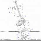 SPORTSMAN 850 TOURING 48 Steering, steering post asm. - a21sye85a9  /  cap (c1022...