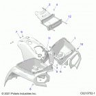 SPORTSMAN TOURING 570 PREMIUM (A21SJE57AX/BX) Body, front cab - a21sje57ax  /  bx (c0210752-1)
