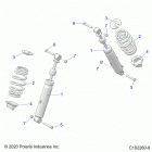 SPORTSMAN TOURING 570 PREMIUM (A21SJE57AX/BX) Suspension, front shock - a21sje57ax  /  bx (c102260-9)