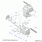 SPORTSMAN TOURING XP 1000 48 Engine, air intake - a21sye95kd (c0210413-2)