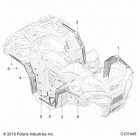 SPORTSMAN XP 1000 HUNTER EDITION (A21SXD95A9) Body, fender flares - a21sxd95a9 (c101445)