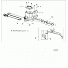 SPORTSMAN XP 1000 HUNTER EDITION (A21SXD95A9) Brakes, front brake lever and master cylinder - a21sxd95...