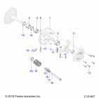 SPORTSMAN XP 1000 HUNTER EDITION (A21SXD95A9) Drive train, primary clutch - a21sxd95a9 (c101467)