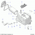 SPORTSMAN XP 1000 HUNTER EDITION (A21SXD95A9) Engine, air intake - a21sxd95a9 (c102320)