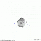 SPORTSMAN XP 1000 S 55 Steering, controls, left hand controls - a21slz95ae  /  ...