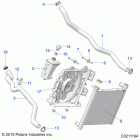 SPORTSMAN XP 1000 TOURING 48 Engine, cooling system - a21sye95ad  /  cad (c0211194)
