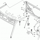 CUSHMAN HAULER 4X4 CA DYNAMIC CHARCOAL [U2020C1V4CCAL] Rops and seat belt assembly [302907]