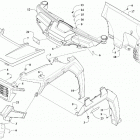 CUSHMAN HAULER 4X4 CREW EPS CA DYNAMIC CHARCOAL [U2020C3V2PCAL] Front body assembly [303662]