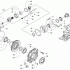 CUV82 EPS CA YELLOW [U2020M4V2PCAA] Front drive gearcase assembly [302908]