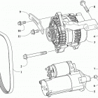 CUV82 EPS CA YELLOW [U2020M4V2PCAA] Starter and alternator assembly [302892]