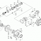 PROWLER  500 GREEN [U2020PAK4CUSG] Front drive gearcase assembly [302482]