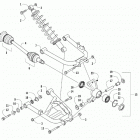 PROWLER  500 GREEN [U2020PAK4CUSG] Rear suspension assembly [303427]