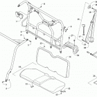 PROWLER  500 GREEN [U2020PAK4CUSG] Rops and seat assembly [302644]
