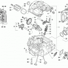 PROWLER  500 RED [U2020PAK4CUSM] Cylinder head and camshaft  /  valve assembly [303437]