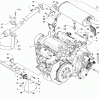 PROWLER PRO CREW DYNAMIC CHARCOAL [U2020M7V2PUSL] Engine and exhaust assembly [302890]