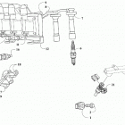 PROWLER PRO EPS RED [U2020MDV2PUSM] Fuel rail, coils, and sensors [302901]
