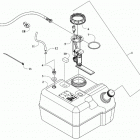 PROWLER PRO EPS WHITE [U2020MDV2PUSW] Gas tank assembly [302904]