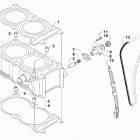 WILDCAT TRAIL LTD EPS CHARCOAL/ORANGE [U2020WXT2PUSZ] Cylinder and timing chain assembly [300031]
