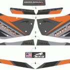 WILDCAT TRAIL LTD EPS CHARCOAL/ORANGE [U2020WXT2PUSZ] Decals [303747]