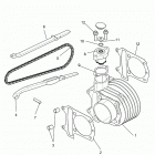 ATV RGR 150 EFI (A20HZB15A1/A2/B1/B2) Engine, cylinder comp - a20hzb15a1  /  a2  /  b1  /  b2 ...