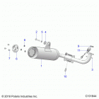 ATV RGR 150 EFI (A20HZB15A1/A2/B1/B2) Engine, exhaust system, evap - a20hzb15b1  /  b2 [c10184...