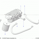 ATV RGR 150 EFI (A20HZB15A1/A2/B1/B2) Engine, oil cooler and filter - a20hzb15a1  /  a2  /  b1...