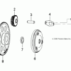 OUTLAW 110 Engine, starter - a20yak11b7  /  b6  /  n7  /  n6 (49atv...