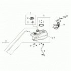 OUTLAW 110 (A20YAK11B7/B6/N7/N6) Body, fuel tank asm. - a20yak11b7  /  b6  /  n7  /  n6 (...