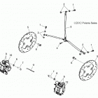 PHOENIX 200 (A20YAP20A4/N4) Brakes, front - a20yap20a4  /  n4 (49atvbrakefrt13phx)
