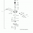 PHOENIX 200 (A20YAP20A4/N4) Engine, carburetor - a20yap20a4  /  n4 (49atvcarb15phx)