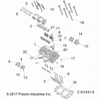 SCRAMBLER 1000XP 55 Engine, cylinder head, cam and valves - a20sge95ak (1014...