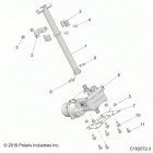 SCRAMBLER 1000XP 55 Steering, steering post asm. - a20sge95ak (c102072-3)