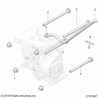 SCRAMBLER 1000XP 55 Drive train, rear gearcase, mounting - a20sve95kr (c1019...