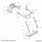 SCRAMBLER 850 48 Body, front rack support - a20sva85a3 (c102374-9)