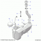 SCRAMBLER 850 48 Body, fuel tank - a20sva85a3 (c102218-6)