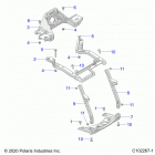 SCRAMBLER XP Body, front rack support - a20sve95kr (c102267-1)