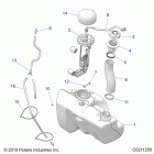 SCRAMBLER XP 1000 55 Body, fuel tank - a20sge95ak (c0211250)