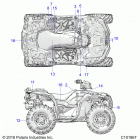 SPORTSMAN 1000 XP 48 (A20SXD95A9/E95AG) Body, decals - a20sxd95a9  /  e95ag (c101967)