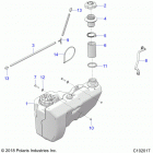 SPORTSMAN 1000 XP 48 (A20SXD95A9/E95AG) Body, fuel tank - a20sxd95a9  /  e95ag (c102017)