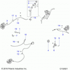 SPORTSMAN 1000 XP 48 (A20SXD95A9/E95AG) Brakes, brake lines - a20sxd95a9  /  e95ag